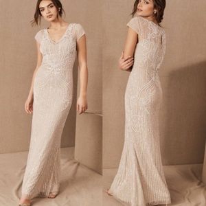BHLDN Sanders Wedding Formal Beaded Gown